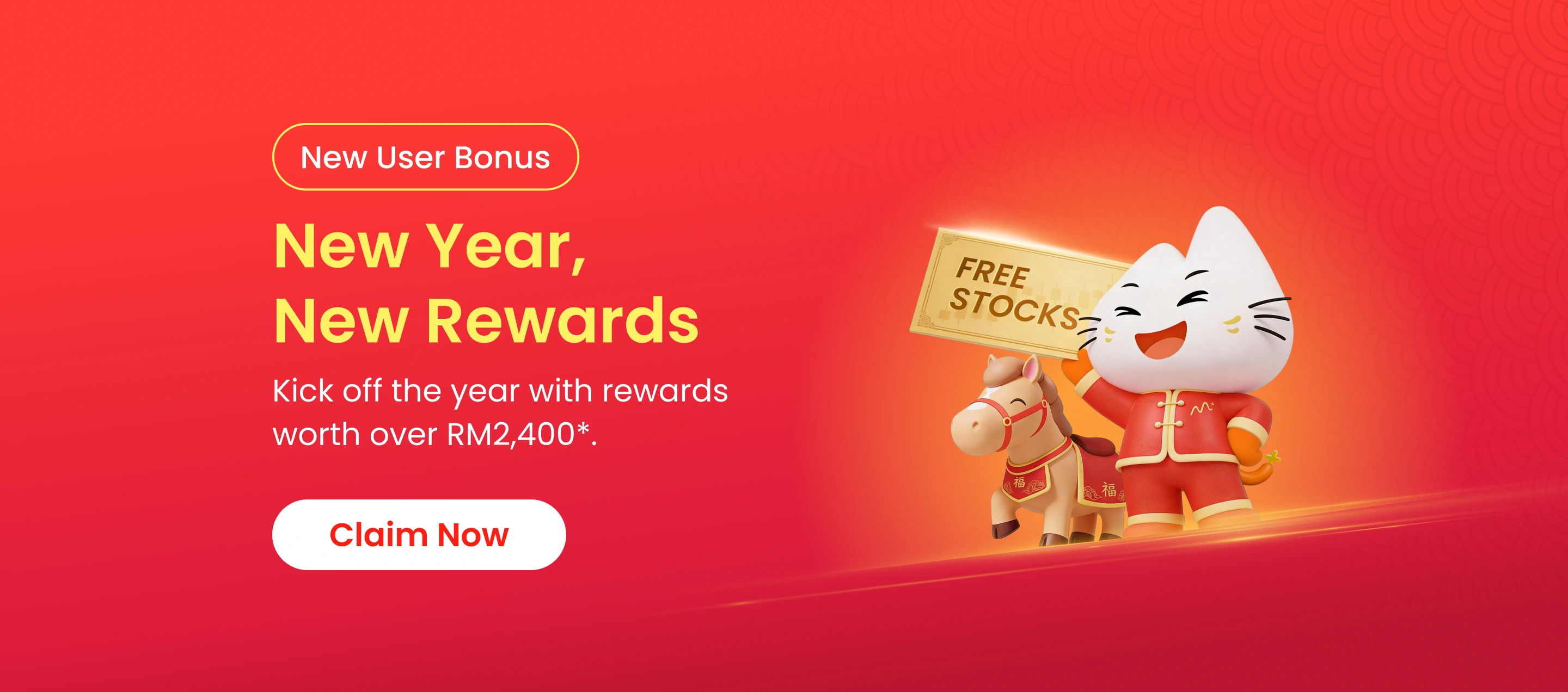 Welcome Rewards Banner