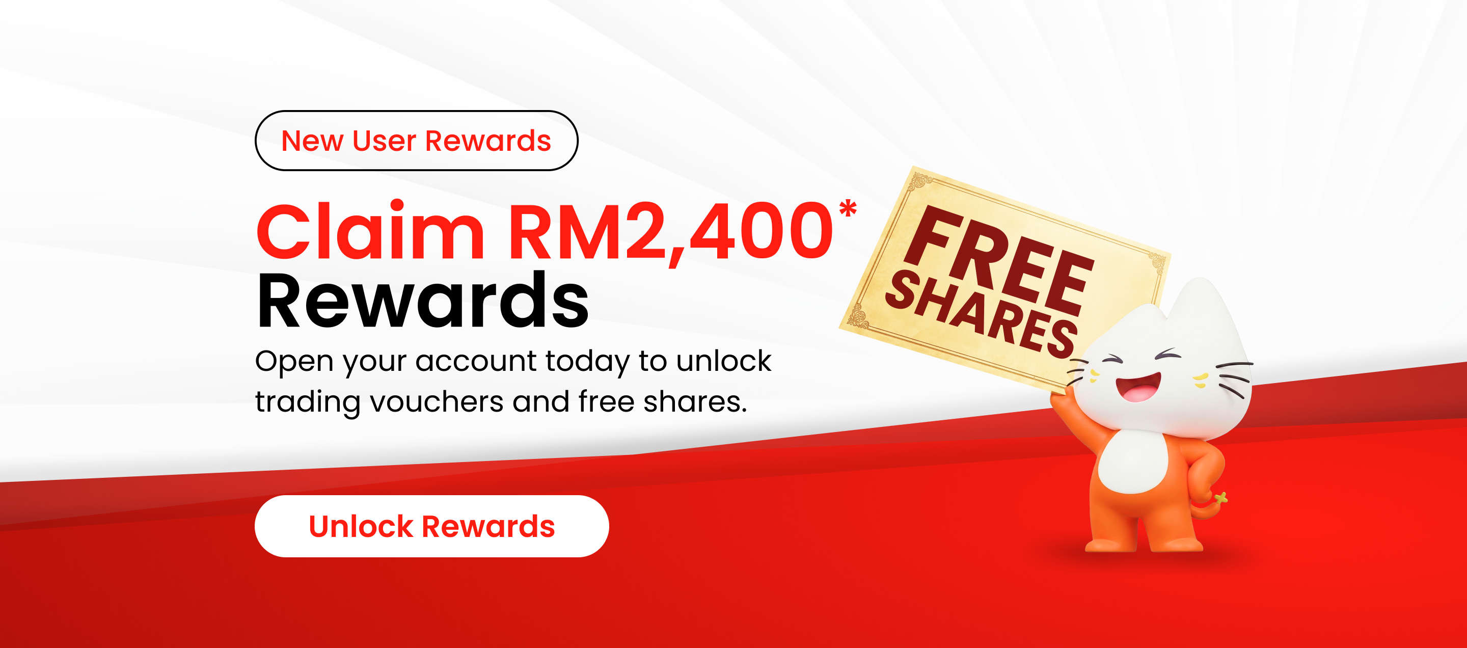 Welcome Rewards Banner