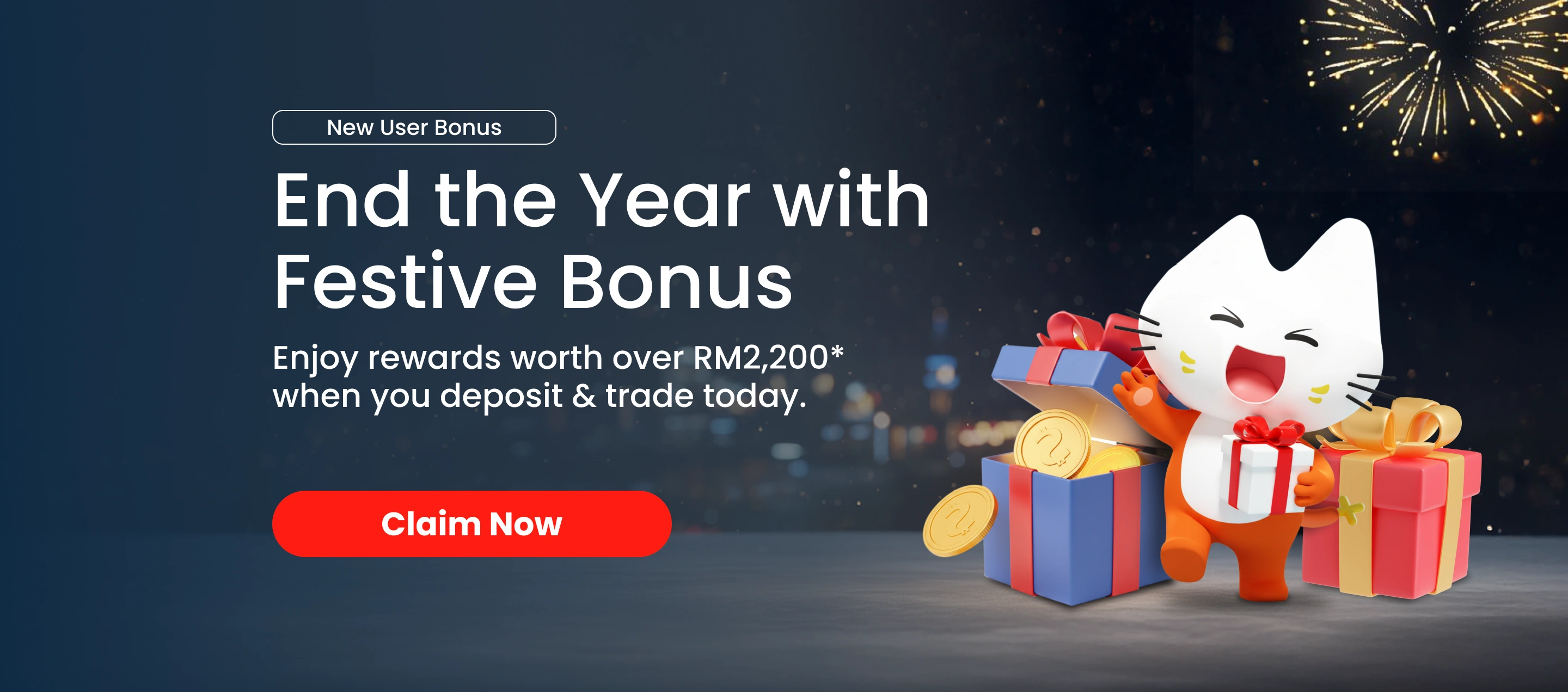 Welcome Rewards Banner