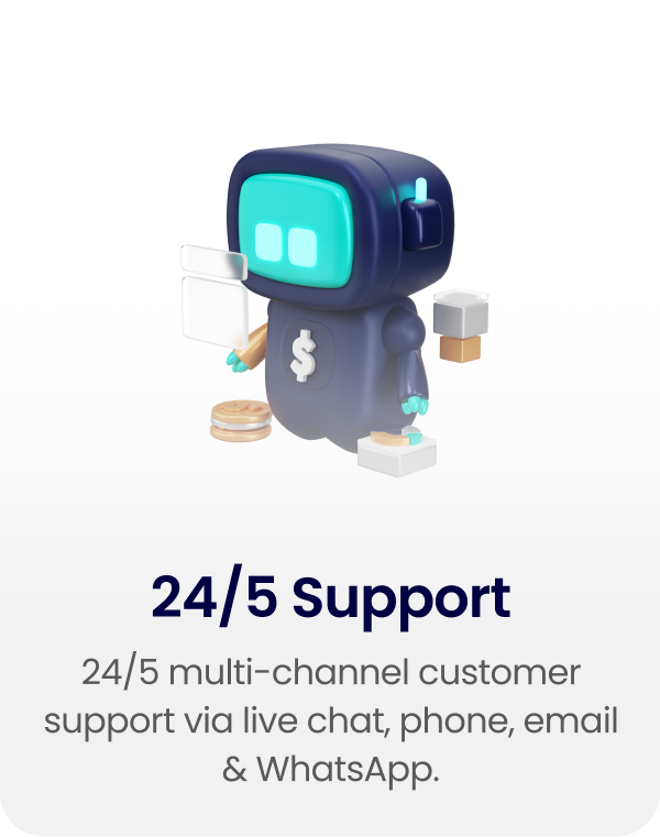 24/5 Support