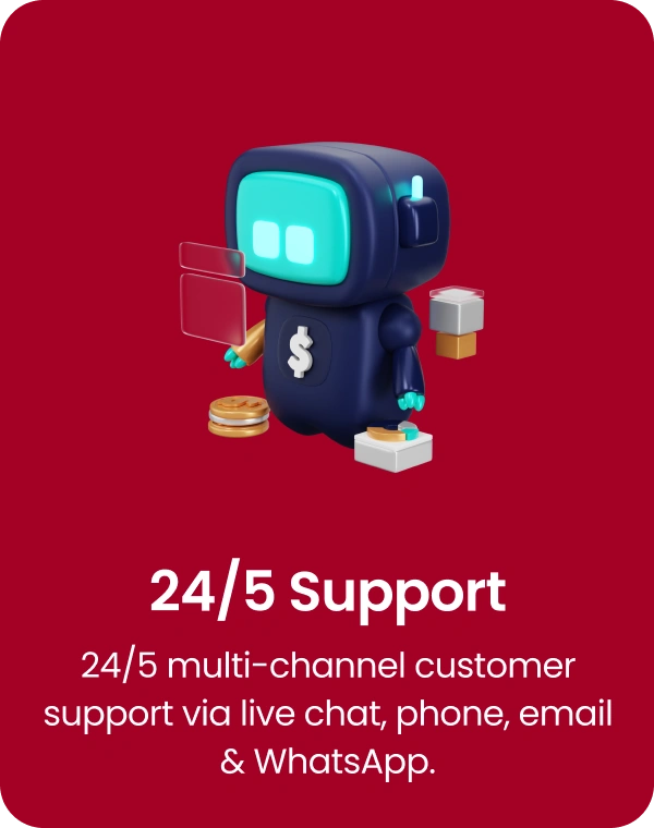24/5 Support
