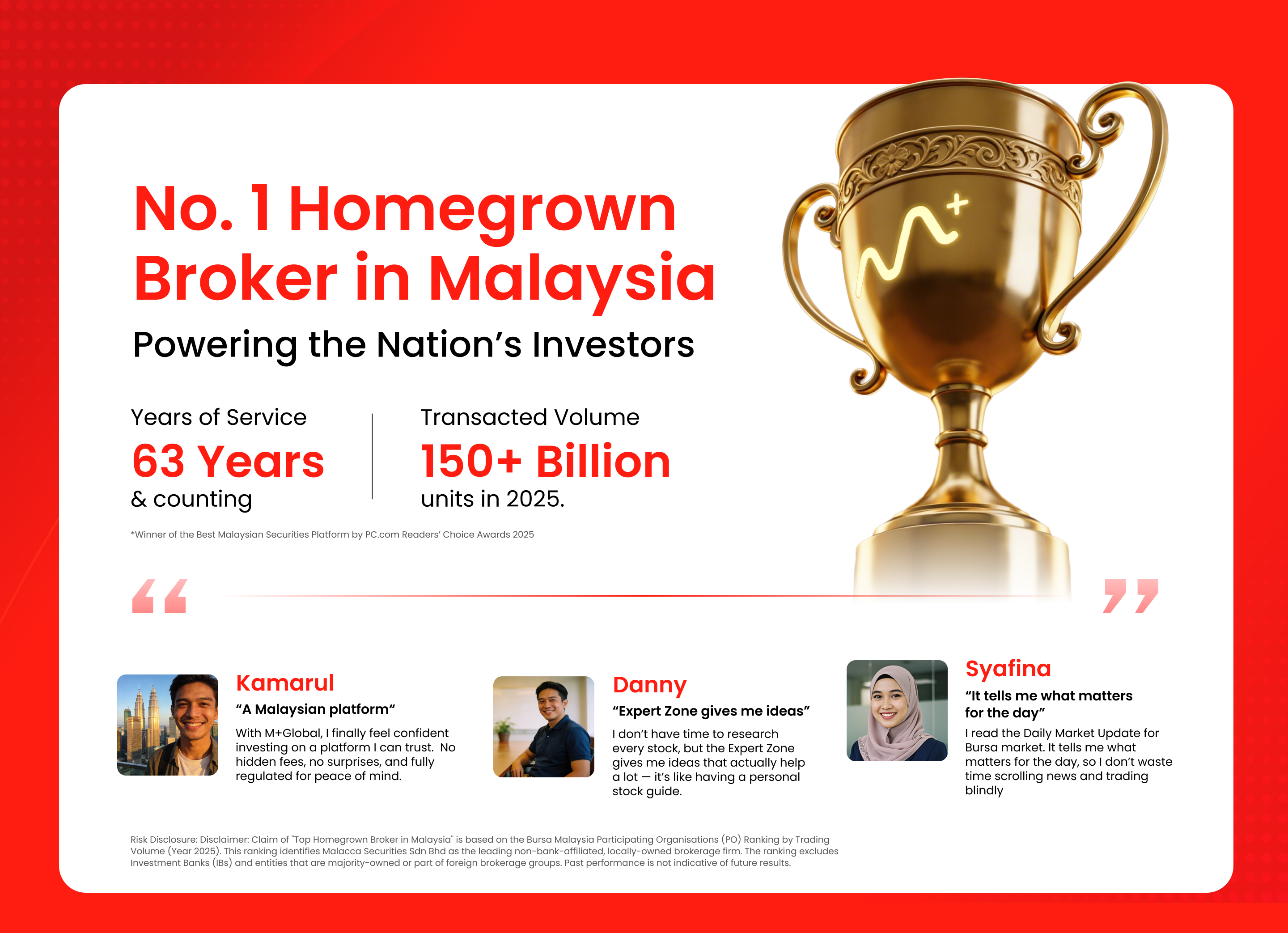 Industry leadership banner